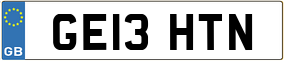 Truck License Plate
